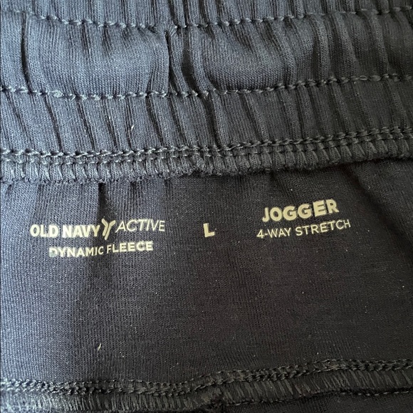 Old Navy Men's Dark Blue Joggers with Zipper Pockets - Picture 2 of 5